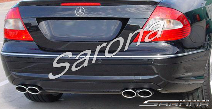 Custom Mercedes CLK Rear Bumper  Coupe & Convertible (2003 - 2009) - $690.00 (Part #MB-009-RB)